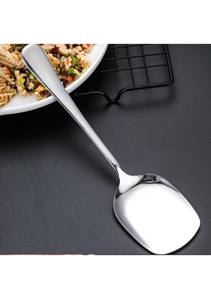 Paslanmaz Çelik Lüx Servis ve Salata Kaşığı Spatula
