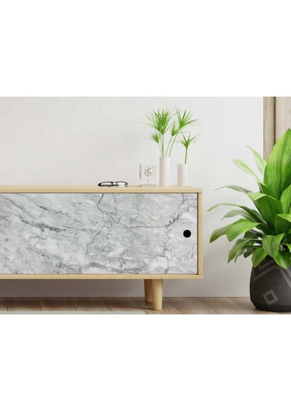 446-3242 Gri Mermer Desen Yapışkanlı Folyo (45CM x 2mt)