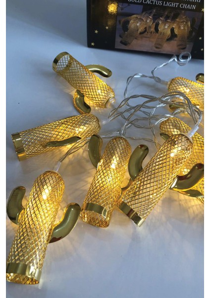 Gold Kaktüs Işık Zinciri