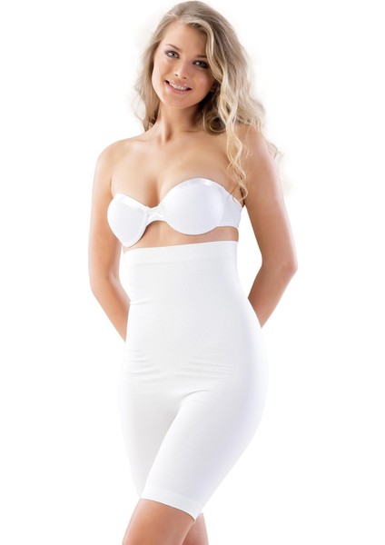 Beyaz 2006 Yüksek Bel Uzun Paçalı Korse fiyatları