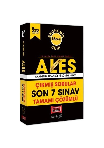 2022 ALES Ekonomik Seri Son 7 Sınav Tamamı Çözümlü Çıkmış Sorular