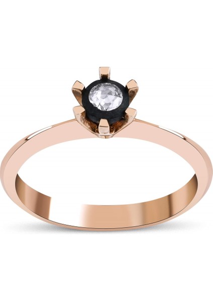 0,08 Karat Efsun Elmas Yüzük