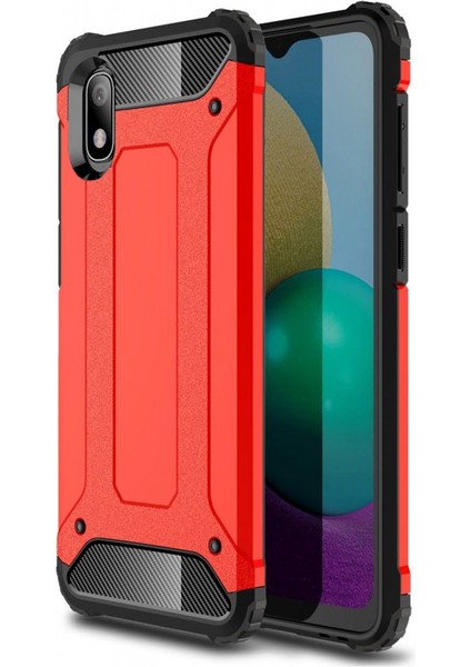 Samsung Galaxy A01 Core (A013) Zırh Tank Tam Koruma Arka Kapak