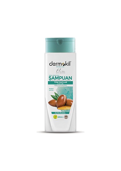 Vegan Argan Özlü Şampuan 400 ml 6'lı Set