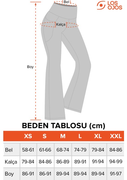Kadın Antrasit Yüksek Bel Toparlayıcı Çift Cepli Ispanyol Paça Tayt Bootcut modelleri
