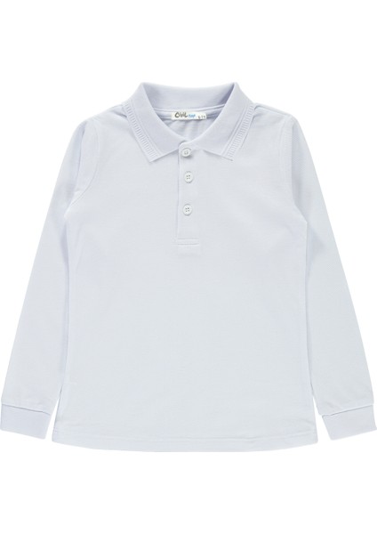 Boys Erkek Çocuk Sweatshirt 6-9 Yaş Beyaz