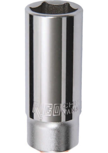 1/2" 6 Köşe Derin Lokma 17MM