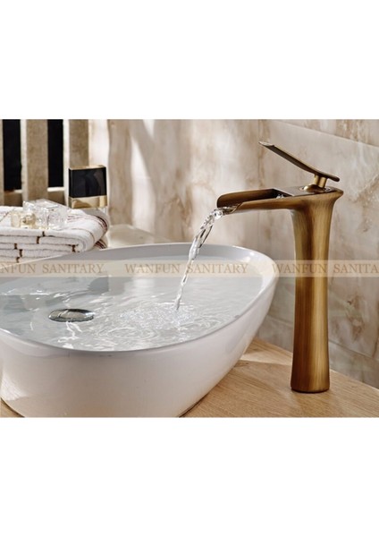 Banyo Çanak Lavabo Bataryası Antik Şelale Yeni 5 Yıl Garantili