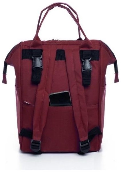 Bag-Z Organizatör Anne Bebek Bakım Sırt Çantası Bordo fırsatları