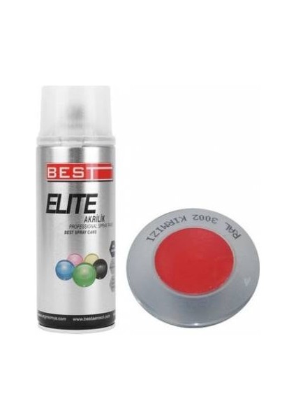 Best Elite Sprey Boya Kırmızı Ral 3002 400 ml