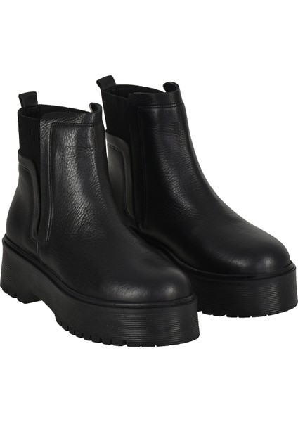 Deri Siyah Kadın Bot modelleri
