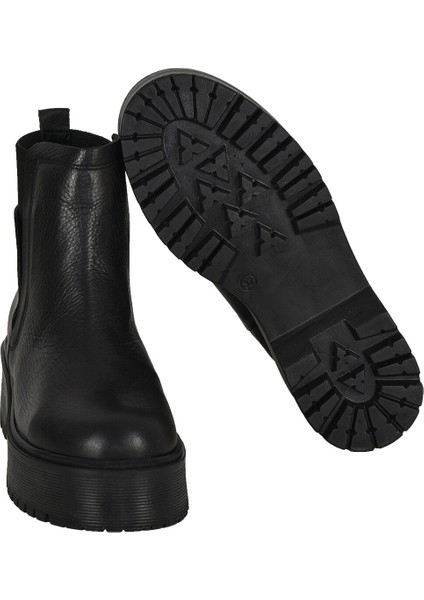Deri Siyah Kadın Bot indirimleri