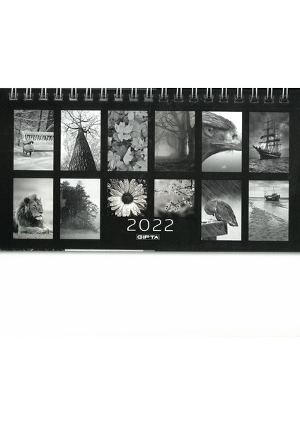 2022 Masa Takvimi 9 x 17 cm Üçgen