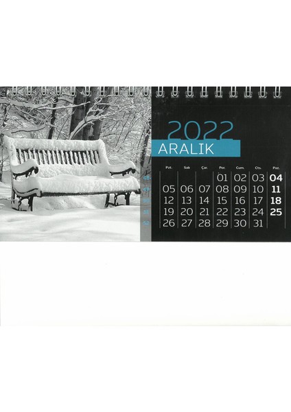 2022 Masa Takvimi 9 x 17 cm Üçgen fırsatları