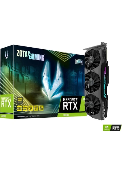 GeForce RTX3090 24GB 384Bit GDDR6X (3XDP+HDMI) PCI-Express x16 Ekran Kartı ZT-A30900j-10P