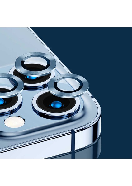 iPhone 13 Pro Max Arka Kamera Lens Koruyucu Siyah