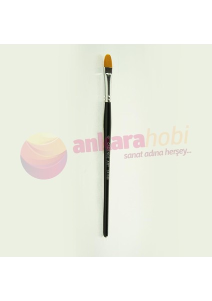 Kedi Dili Fırça CA-1088 No:8 Sanat İçin Özel Tasarım Siyah Renk
