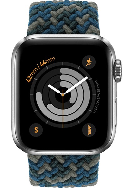 Buff Apple Watch Uyumlu Bands Braided 42/44 S Mix