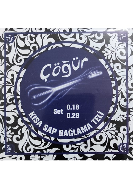 CGR18 Kısa Sap Saz Teli 0.18 Takım Bağlama Teli