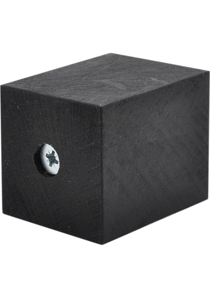 Masa Sandalye Ünite Kanepe Sehpa Mobilya Koltuk Ayak Yükseltici Ahşap Takoz 6'lı Set Boy 5 cm En 4x4 cm siyah