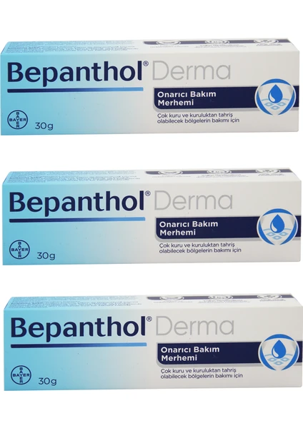 Derma Onarıcı Bakım Kremi 30 gr 3 Adet