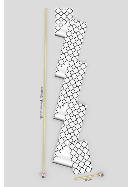 Kendinden Yapışkanlı Duvar-Fayans Kaplama FOLYOSU-D26 50CM x 10M