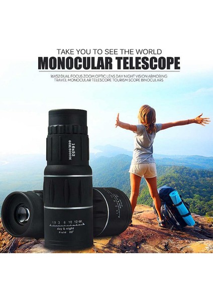 Hd Çıft Ton Odaklı Monoküler Teleskop Spotting Yükseltme Elde Taşınabilir Kuş Gözlemciliğı Dürbün Turizm Oyun Teleskobu (Yurt Dışından) fırsatları