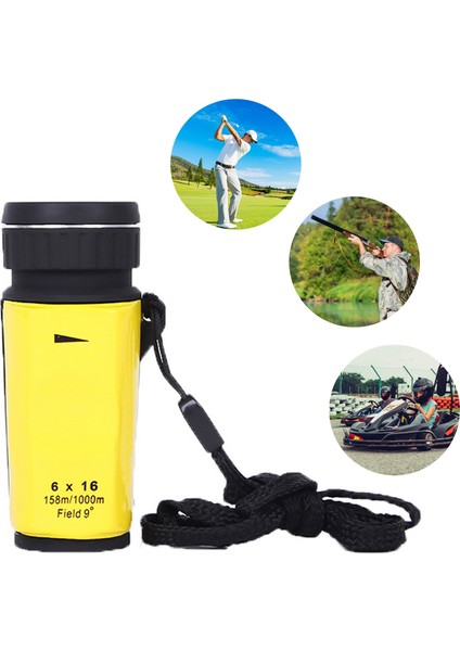 Mini Golf Değışen Teleskop Optik Mini Monoküler Turizm Teleskop Monoküler Su Geçırmez Taşınabilir Spyglass Kapsam (Yurt Dışından)