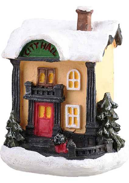 Noel Minyatür Süsler Peri Bahçe Güzel Minyatür Süsler Küçük Noel Villa Evi Çocuklar - D (Yurt Dışından)