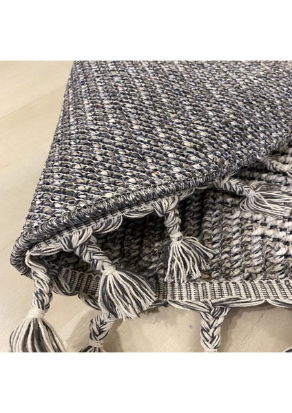 SoEKO HALI SOHO SH 08 GREY MULTY 120*120 CM YUVARLAK HALI modelleri