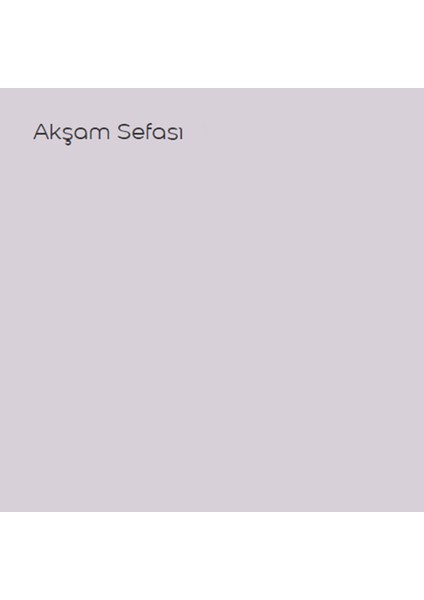 Silikonlu Özel Mat Akşam Sefası 15 Lt (20 Kg)