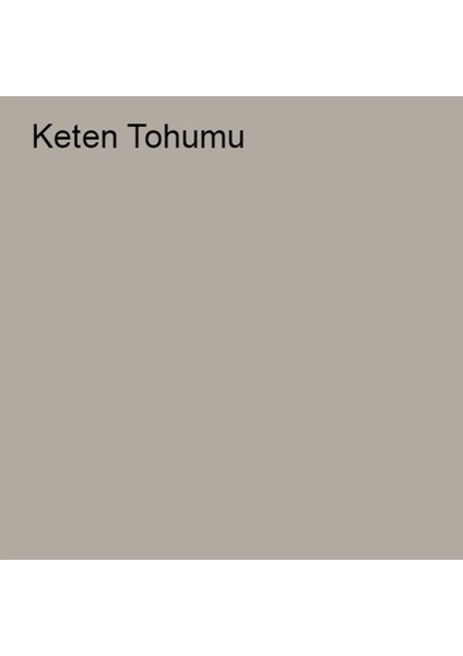 Silikonlu Özel Mat Keten Tohumu 0,75 Lt (1 Kg)
