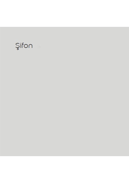 Silikonlu Özel Mat Şifon 7,5 Lt (10 Kg)