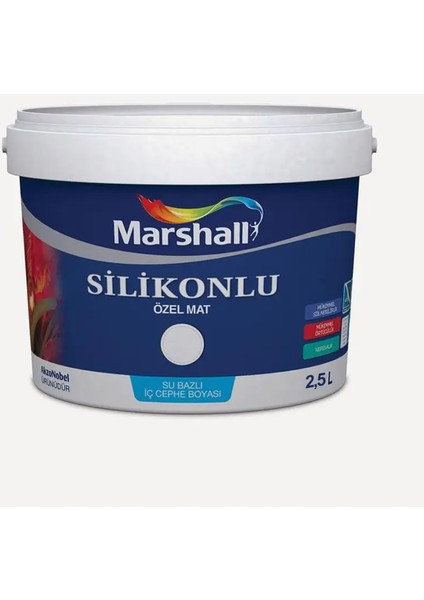 Silikonlu Özel Mat Açık Deniz 2,5 Lt (3,5 Kg)