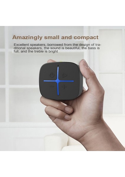 Taşınabilir Bluetooth Uyumlu 5.0 Hoparlör Kablosuz Duş Çalar Su Geçırmez Surround Ses Sistemi Banyo Ofisi Içın Eller Serbest