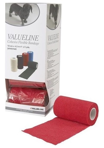 Valueline Flexible Bandaj. 10 cm x 4.5 Metre.10'lu Paket