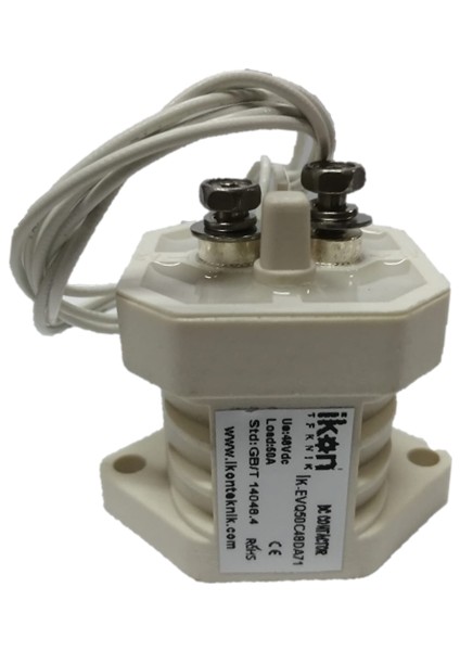 EVQ50C48DA71 Kontaktör, 50A, 12-750V,SPST No, Yardımcı Kontak