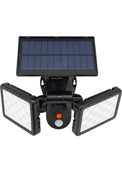 W770A Sensörlü 144 Smd Ledli Solar Aydınlatmalı Duvar Lambası