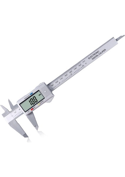 Çok Fonksiyonlu 0-150MM LCD Dijital Derinlik Taşınabilir Cetvel Klasik Doku Elektronik Sürmeli Kumpas Ölçer Mikrometre