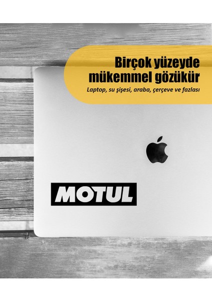 | Motul | Araba Laptop Duvar Folyo Sticker 10 x 3 cm