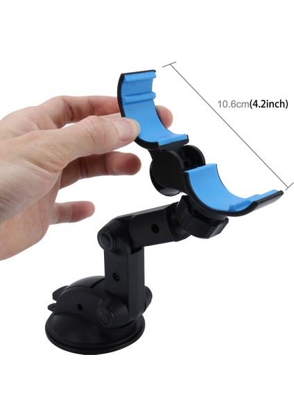 SD-1112B Araba Oto Ayarlanabilir Kol Çift Katmanlı Pu Baz Telefon Dağı Tutucu-Mavi (Yurt Dışından) fırsatları