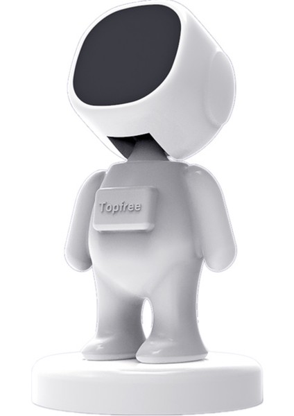 Küçük Insanlar Şekil Araba Ayarlanabilir Manyetik Cep Telefonu Tutucu Braketi (Beyaz) (Yurt Dışından)