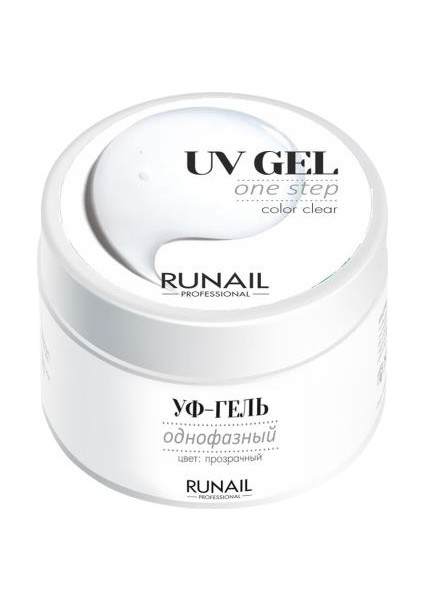 Protez Tırnak Uv Gel One Step Clear (Şeffaf) 30GR.