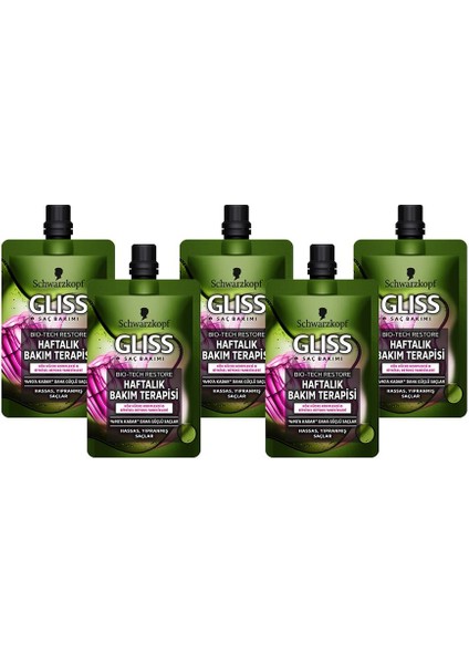 Bıo-Tech Haftalık Bakım Terapisi 50 ml x 5