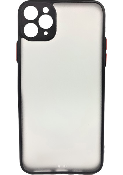 Apple iPhone 11 Pro Uyumlu Kontrast Renkli Tuş Seri Silikon Kılıf