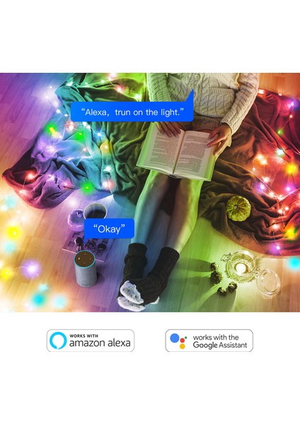 Akıllı LED Peri Işıkları 10M 32.8ft 100 LED (Yurt Dışından) indirimleri