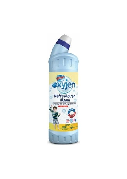 Oxijen Çamaşır Suyu 750ML Limon x 15