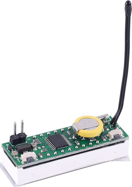 3 Fonksiyonlu Termometre Saat Voltmetre Gösterge Modül Dijital Ekran Display Kırmızı 4 Hane 7 Segmet