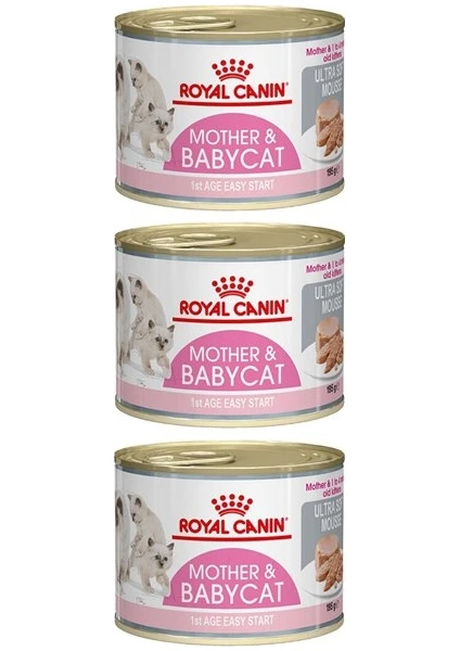 Royal Canin Mother & Babycat Konserve Kedi Maması 195 Gram x 3'lü