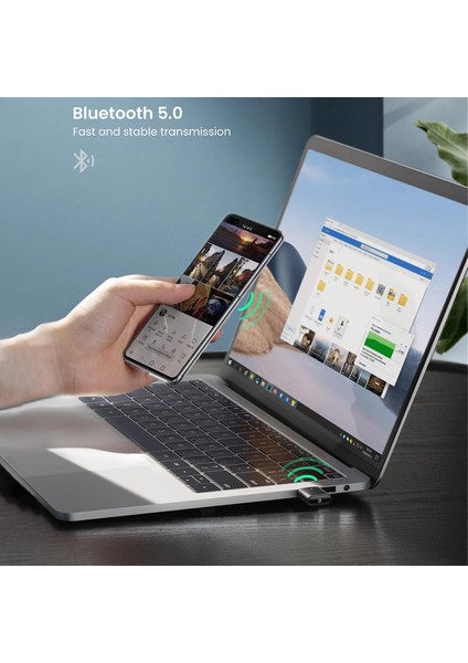 Mini USB Dongle Bluetooth 5.0 Adaptör Siyah